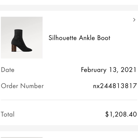 Heeled silhouette boots. Worn about 4 times. Runs small - Picture 7 of 7